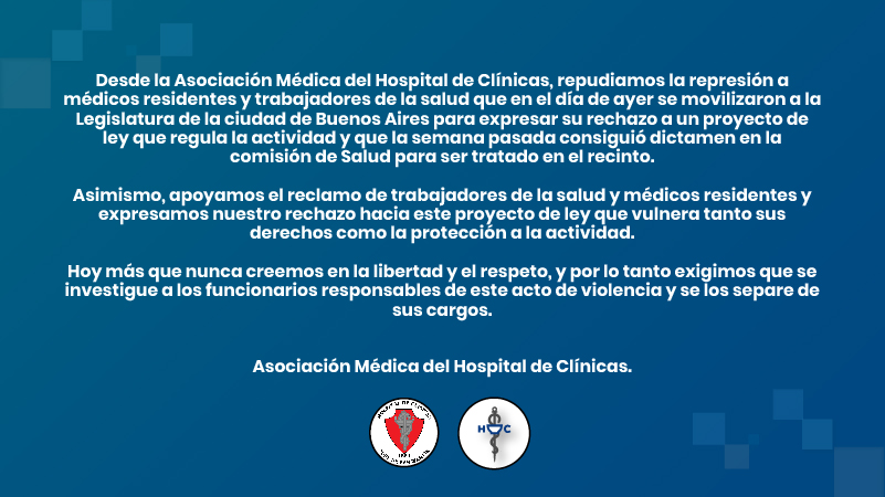 Repudiamos la violencia a médicos residentes y trabajadores de la salud